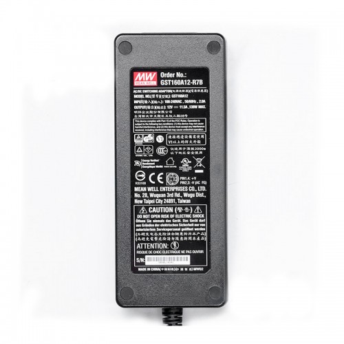 GST160A12-R7B MEANWELL 138W 12VDC 11.5A 115/230VACAC-DCAdaptador industrialVerde confiable GST160A12-R7B MEANWELL 138W 12VDC 11.5A 115/230VACAC-DCAdaptador industrialVerde confiable