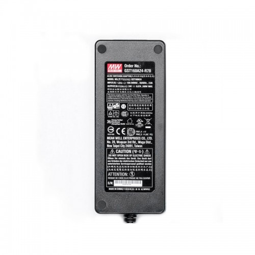 GST160A24-R7B MEANWELL 160W 24VDC 6.67A 115/230VACAC-DCAdaptador industrialVerde confiable