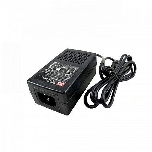 GST18A12-P1J MEANWELL 18W 12VDC 1.5A 115/230VACAC-DCAdaptador industrialVerde confiable