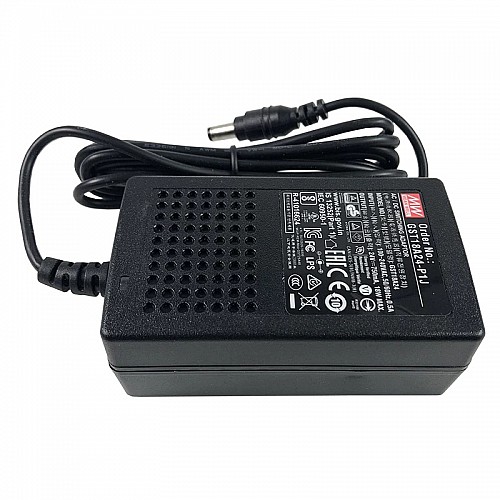 GST18A24-P1J MEANWELL 18W 24VDC 0.75A 115/230VACAC-DCAdaptador industrialVerde confiable GST18A24-P1J MEANWELL 18W 24VDC 0.75A 115/230VACAC-DCAdaptador industrialVerde confiable