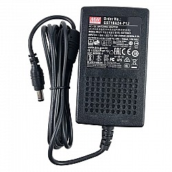 GST18A24-P1J MEANWELL 18W 24VDC 0.75A 115/230VACAC-DCAdaptador industrialVerde confiable