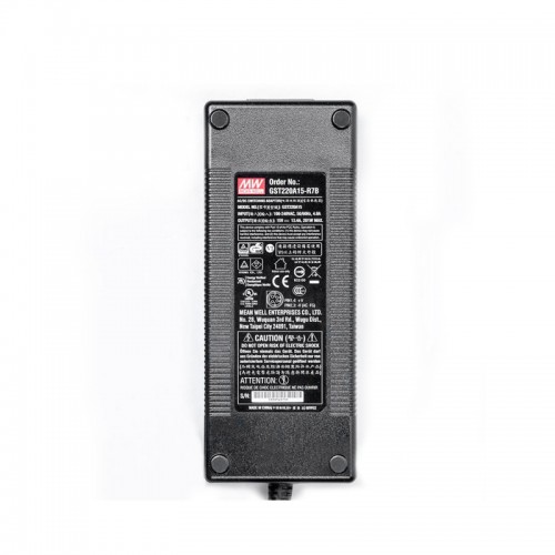 GST220A15-R7B MEANWELL 201W 15VDC 13.4A 115/230VACAC-DCAdaptador industrialVerde confiable