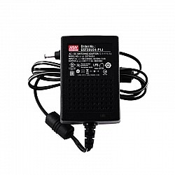 GST36U24-P1J MEANWELL 36W 24VDC 1.5A 115/230VACAC-DCAdaptador industrialVerde confiable