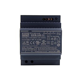 92W 15VDC 6.13A 115/230VAC Fuente de Alimentación de riel DIN con forma escalonada ultradelgada