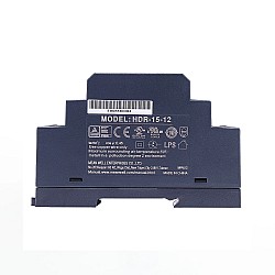 15W 12VDC 1.25A 115/230VAC Fuente de Alimentación de riel DIN con forma escalonada ultradelgada