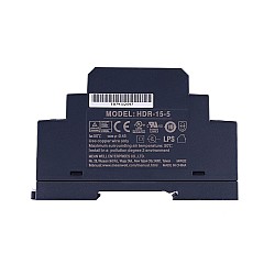 15W 5VDC 2.4A 115/230VAC Fuente de Alimentación de riel DIN con forma escalonada ultradelgada