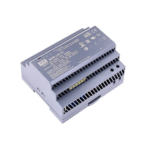 24VDC 5.31A 127.4W 115VAC/6.25A 150W 230VAC Fuente de Alimentación de carril DIN 24VDC 5.31A 127.4W 115VAC/6.25A 150W 230VAC Fuente de Alimentación de carril DIN