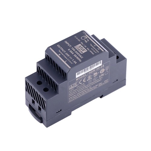36W 24VDC 1.5A 115/230VAC Fuente de Alimentación de riel DIN con forma escalonada ultradelgada 36W 24VDC 1.5A 115/230VAC Fuente de Alimentación de riel DIN con forma escalonada ultradelgada