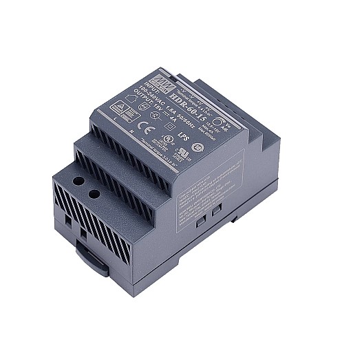 60W 15VDC 4A 115/230VAC Fuente deAlimentación de riel DIN con forma escalonada ultradelgada 60W 15VDC 4A 115/230VAC Fuente deAlimentación de riel DIN con forma escalonada ultradelgada