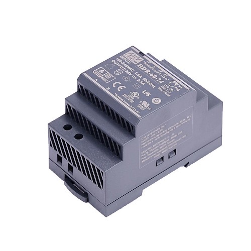 60W 24VDC 2.5A 115/230VAC Fuente de Alimentación de riel DIN con forma escalonada ultradelgada 60W 24VDC 2.5A 115/230VAC Fuente de Alimentación de riel DIN con forma escalonada ultradelgada