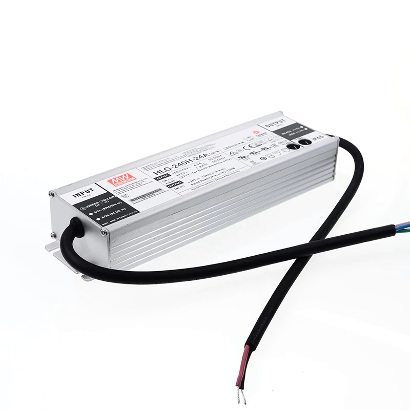 HLG-240H-24A MEANWELL 240W 10A 24VVoltaje constante + Driver LED de corriente constante