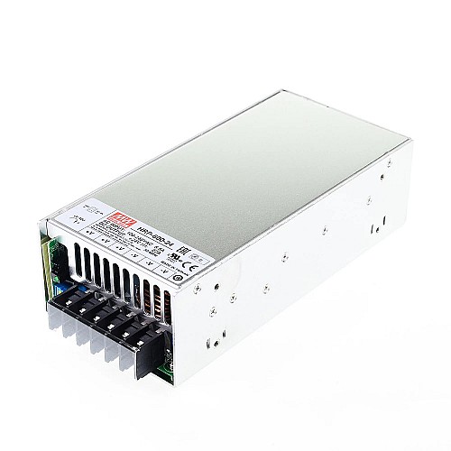 HRP-600-24 MEANWELL 648W 27A 24V Salida única con función PFC