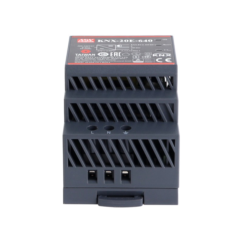 CN en oferta - KNX-20E-640 MEANWELL 640mA Fuente de Alimentación KNX