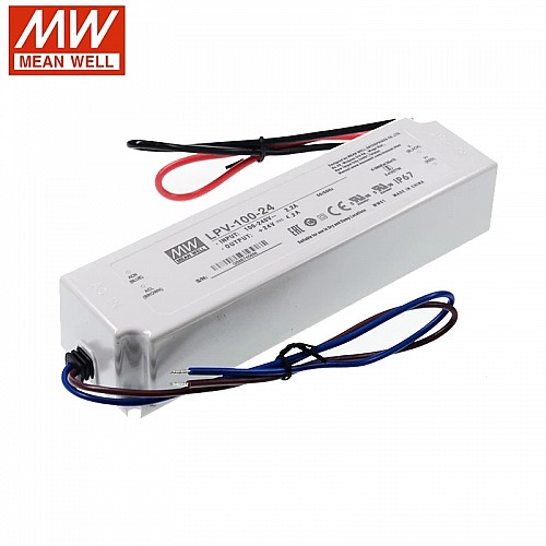 LPV-100-24 MEANWELL 24V 4.2A 100W Fuente deAlimentación conmutada de salida única LPV-100-24 MEANWELL 24V 4.2A 100W Fuente deAlimentación conmutada de salida única