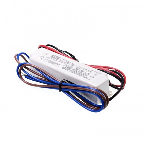 LPV-20-12 MEANWELL 20W 1.67A 12V Fuente deAlimentación conmutada de salida única