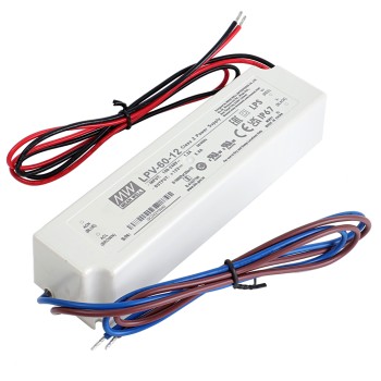 CN en oferta - LPV-60-12 MEANWELL 60W 5A 12V Fuente de Alimentación conmutada de salida única