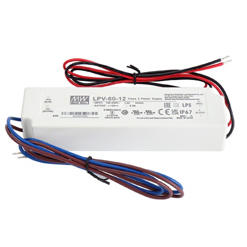 CN en oferta - LPV-60-12 MEANWELL 60W 5A 12V Fuente de Alimentación conmutada de salida única CN en oferta - LPV-60-12 MEANWELL 60W 5A 12V Fuente de Alimentación conmutada de salida única