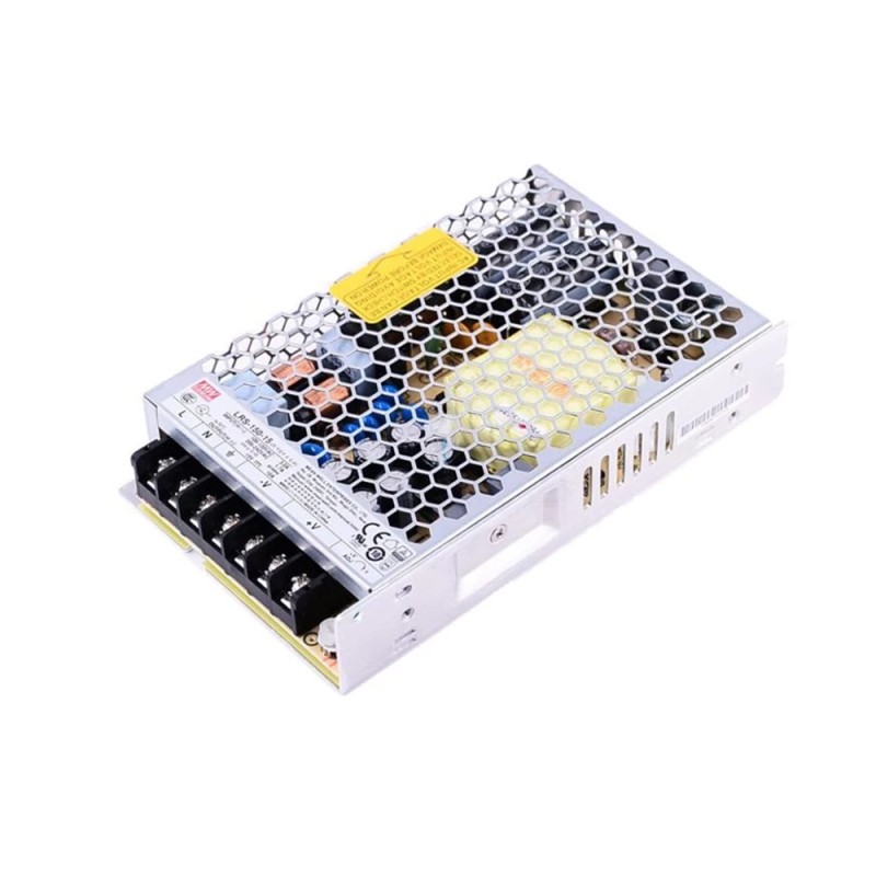 LRS-150-15 MEANWELL 150W 15VDC 10A 115/230VAC Fuente de Alimentación conmutada cerrada