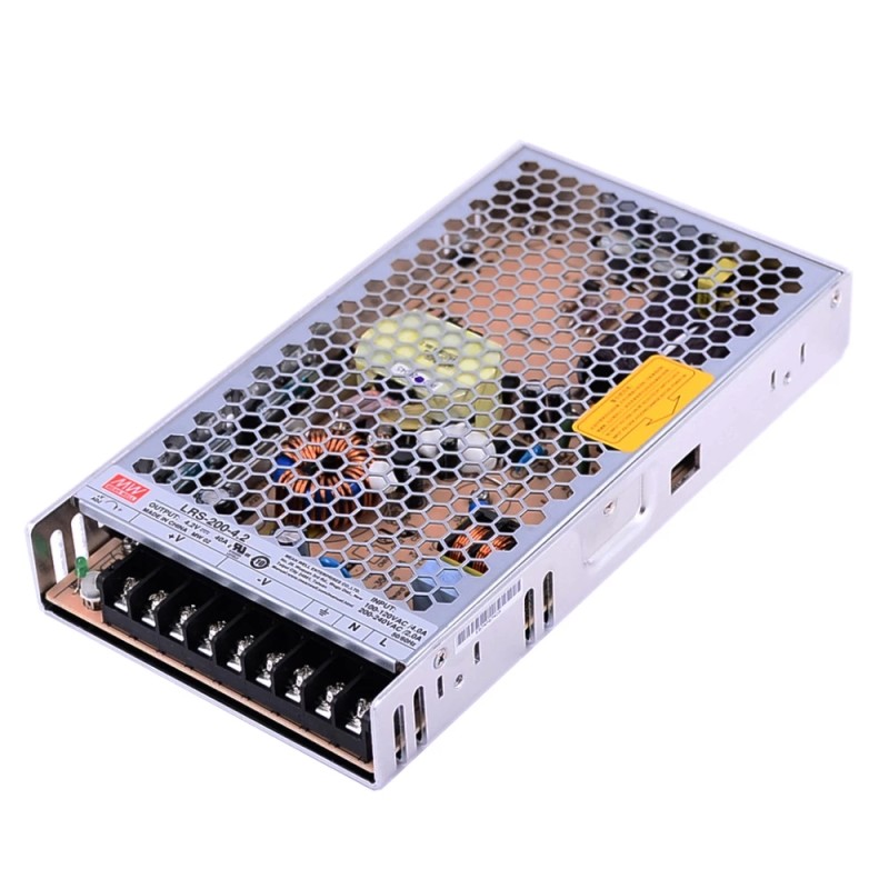LRS-200-4.2 MEANWELL 168W 4.2VDC 40A 115/230VAC Fuente de Alimentación conmutada cerrada