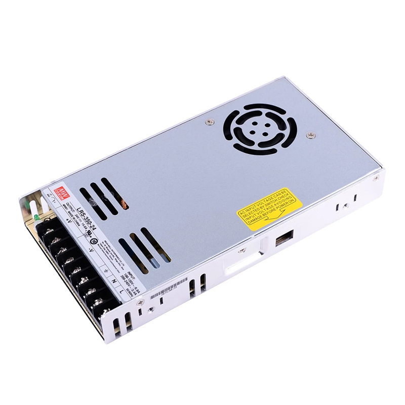 LRS-350-24 MEANWELL 350W 24VDC 14.6A 115/230VAC Fuente de Alimentación conmutada cerrada