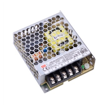 LRS-50-24 MEANWELL 50W 24VDC 2.2A 115/230VAC Fuente de Alimentación conmutada cerrada