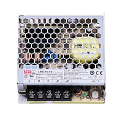 LRS-75-15 MEANWELL 75W 15VDC 5A 115/230VAC Fuente de Alimentación conmutada cerrada
