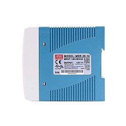 CN en oferta - MDR-20-12 MEANWELL 20W 12VDC 1.67A 115/230VAC Fuente de Alimentación en carril DIN