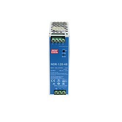 CN en oferta - NDR-120-48 MEANWELL 120W 48VDC 2.5A 115/230VAC Salida única Industrial CARRIL DIN