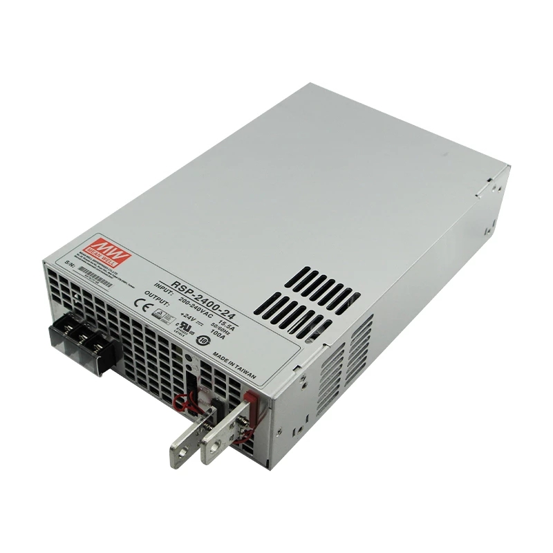 RSP-2400-24 MEANWELL 2400W 24VDC 100A 180/230VAC Fuente de Alimentación con salida única