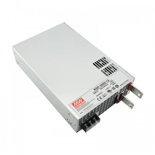 RSP-3000-12 MEANWELL 2400W 12VDC 200A 180/230VAC Fuente deAlimentación con salida única