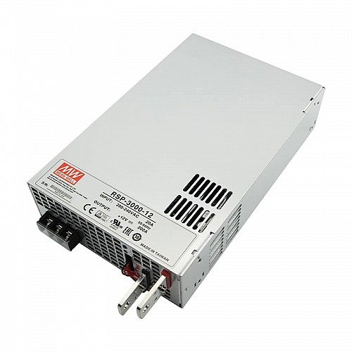 RSP-3000-12 MEANWELL 2400W 12VDC 200A 180/230VAC Fuente deAlimentación con salida única