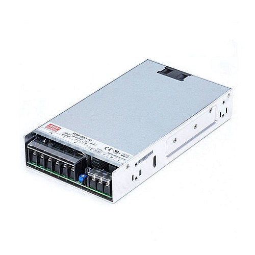 RSP-500-12 MEANWELL 500.4W 12VDC 41.7A 115/230VAC Salida única con función PFC
