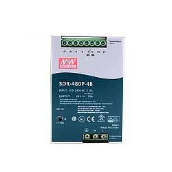 SDR-480P-48  480W 48VDC 10A 115/230VAC Salida única Industrial DIN RAIL con PFC y función paralela