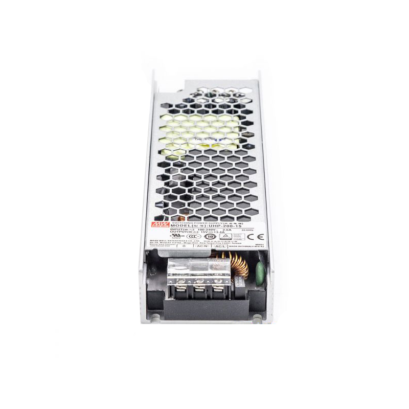 UHP-200-15  201W 15VDC 13.4A 115/230VAC Tipo delgado con fuente de Alimentación conmutada PFC