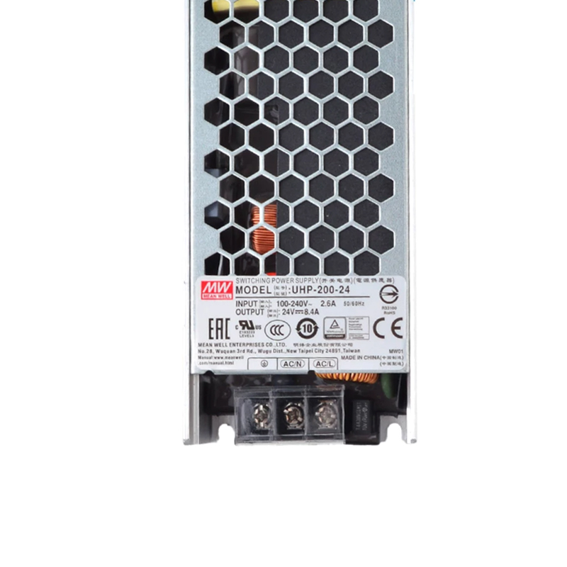 UHP-200-24  201.6W 24VDC 8.4A 115/230VAC Tipo delgado con fuente de Alimentación conmutada PFC