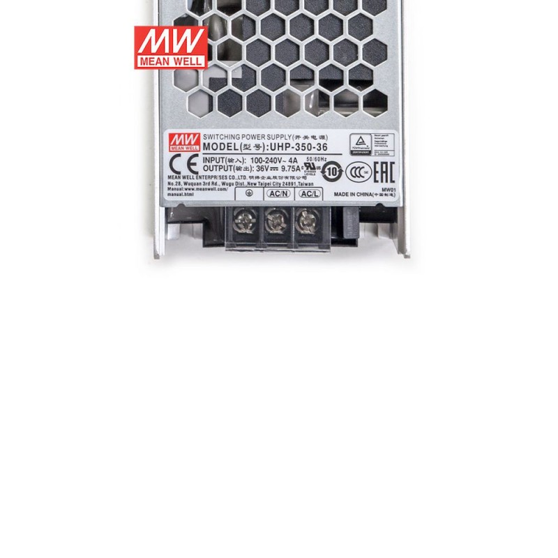 UHP-350-36  351W 36VDC 9.75A 115/230VAC Tipo delgado con fuente de Alimentación conmutada PFC