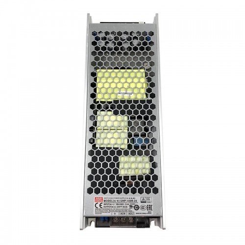 UHP-500R-24 MEANWELL 501.6W 20.9A 115/230VAC Tipo delgado con fuente deAlimentación conmutada PFC