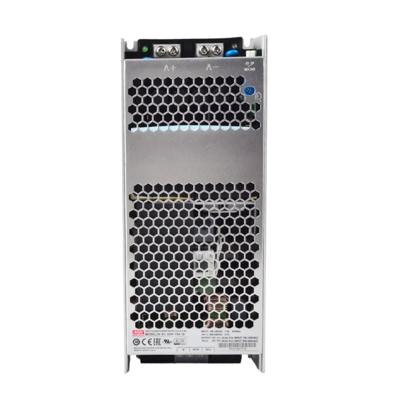CN en oferta - UHP-750-12 MEANWELL 720W 60A 115/230VAC Tipo delgado con fuente de Alimentación conmutada PFC