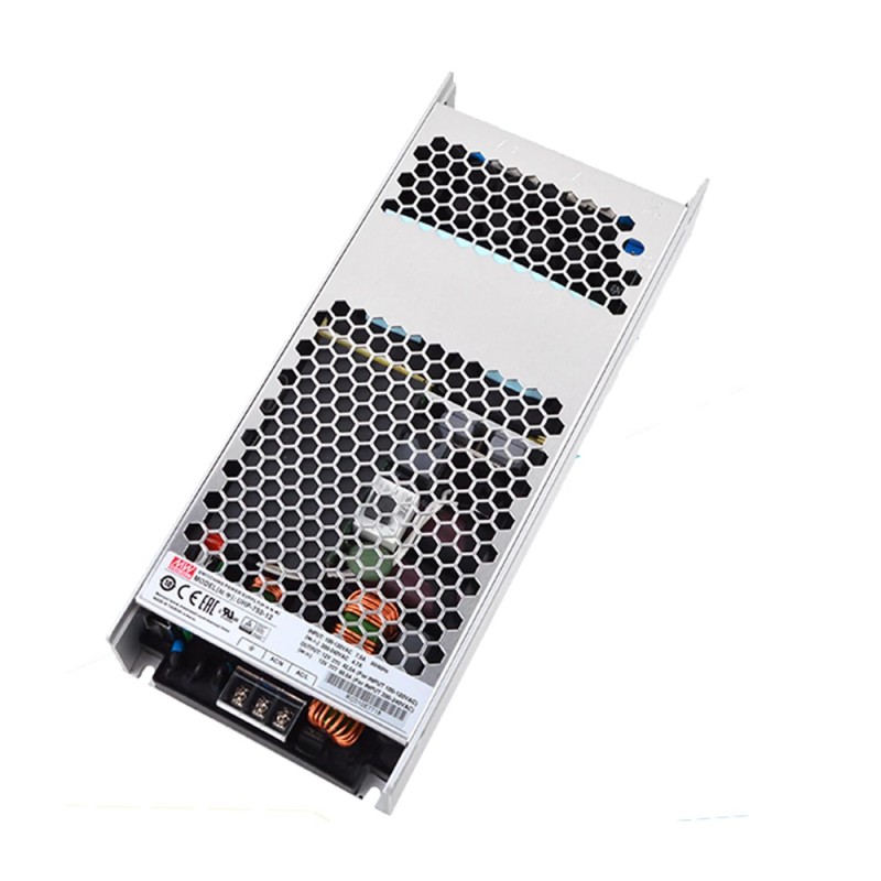CN en oferta - UHP-750-12 MEANWELL 720W 60A 115/230VAC Tipo delgado con fuente de Alimentación conmutada PFC