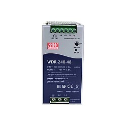 WDR-240-48  240W 48VDC 5A 230/400VAC Fuente de Alimentación de riel DIN industrial