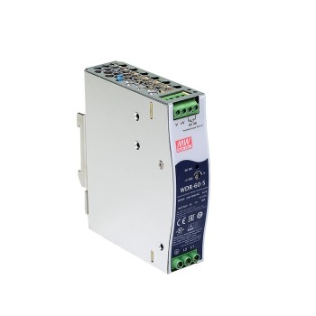 CN en oferta - WDR-60-5  50W 5VDC 10A 230/400VAC Fuente de Alimentación de riel DIN industrial