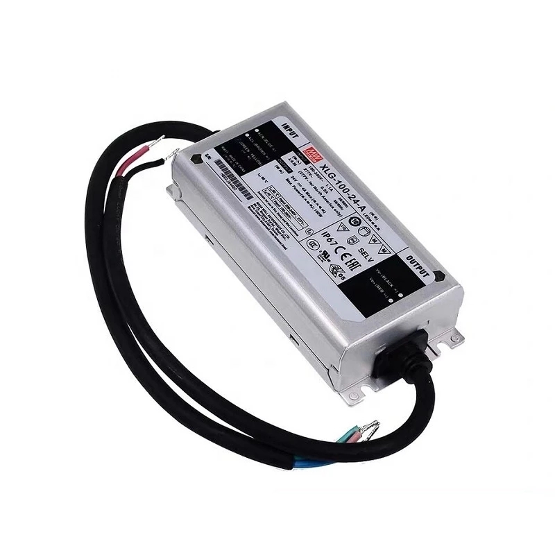 XLG-100-24-A MEANWELL 96W 24VDC 4A 115/230VAC Driver LED de modo de potencia constante