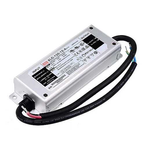 XLG-150-12-A MEANWELL 150W 12VDC 12.5A 115/230VAC Driver LED de modo de potencia constante