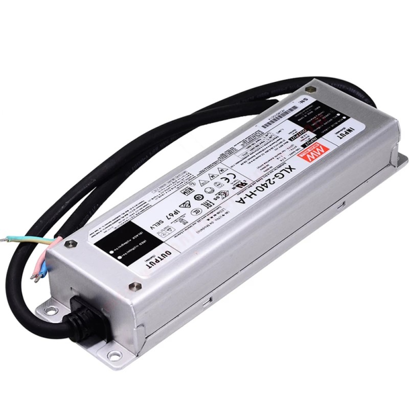 XLG-240-HA MEANWELL 239.6W 0.7A 115/230VAC Driver LED de modo de potencia constante