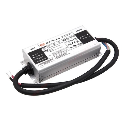 XLG-75-12-A MEANWELL 60W 12VDC 5A 115/230VAC Driver LED de modo de potencia constante