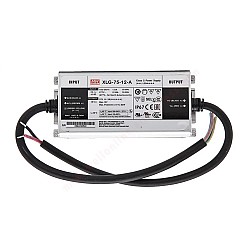 XLG-75-12-A MEANWELL 60W 12VDC 5A 115/230VAC Driver LED de modo de potencia constante