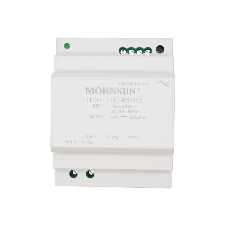 100W 15V 6.5A 85-264VAC/120-370VDC Carril DIN Fuente de alimentación conmutada