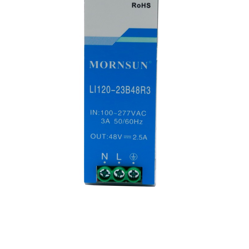 120W 48V 2.5A 85-305VAC/120-430VDC Carril DIN Fuente de alimentación conmutada