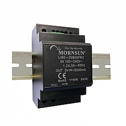 60W 5V 6.5A 85-264VAC/120-370VDC Carril DIN Fuente de alimentación conmutada