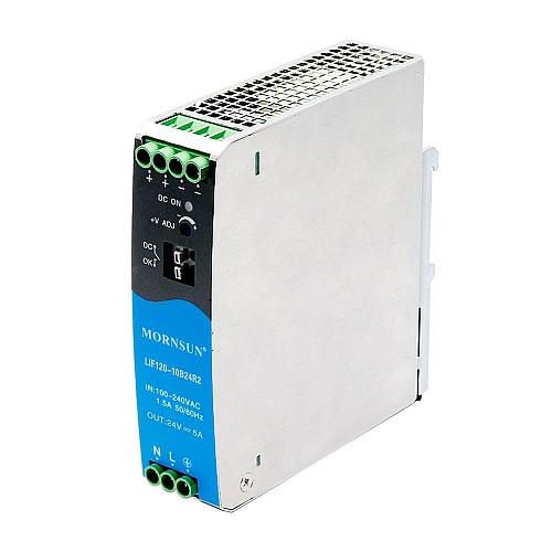 120W 12V 10.0A 85-264VAC/120-370VDC Carril DIN Fuente de alimentación conmutada con función PFC